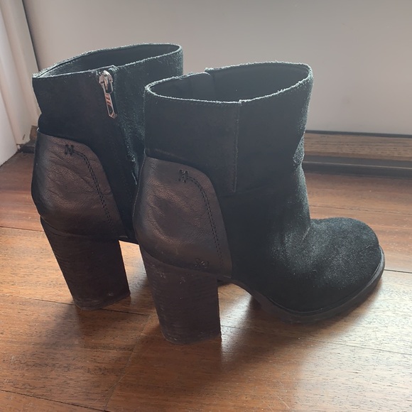 Sam Edelman suede / leather booties - Picture 2 of 4